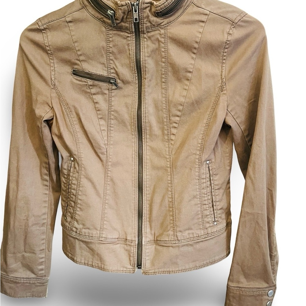 Express Women's Utility Jacket in Tan